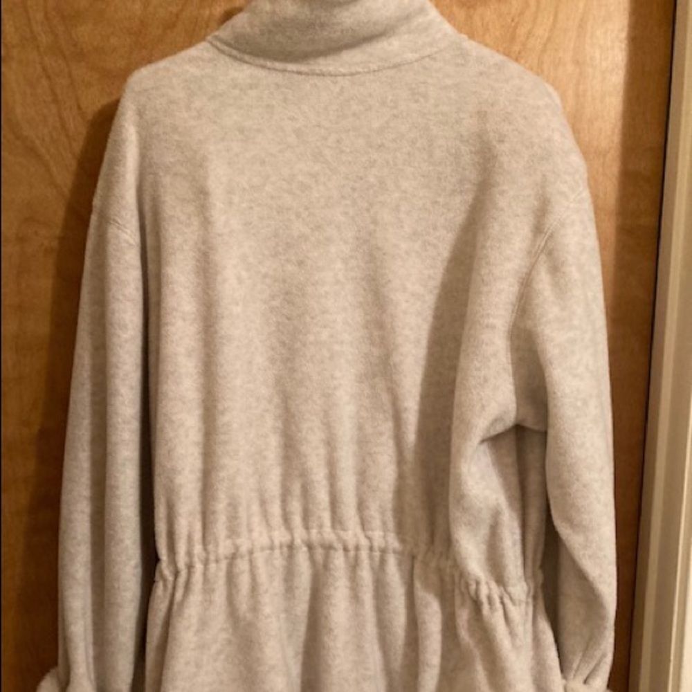 Women’s Cityscape Fall White Fleece Jacket Size Large-Made in Canada - Picture 4 of 11